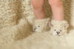 Handmade Felted Wool Sheep Slippers with Suede Soles